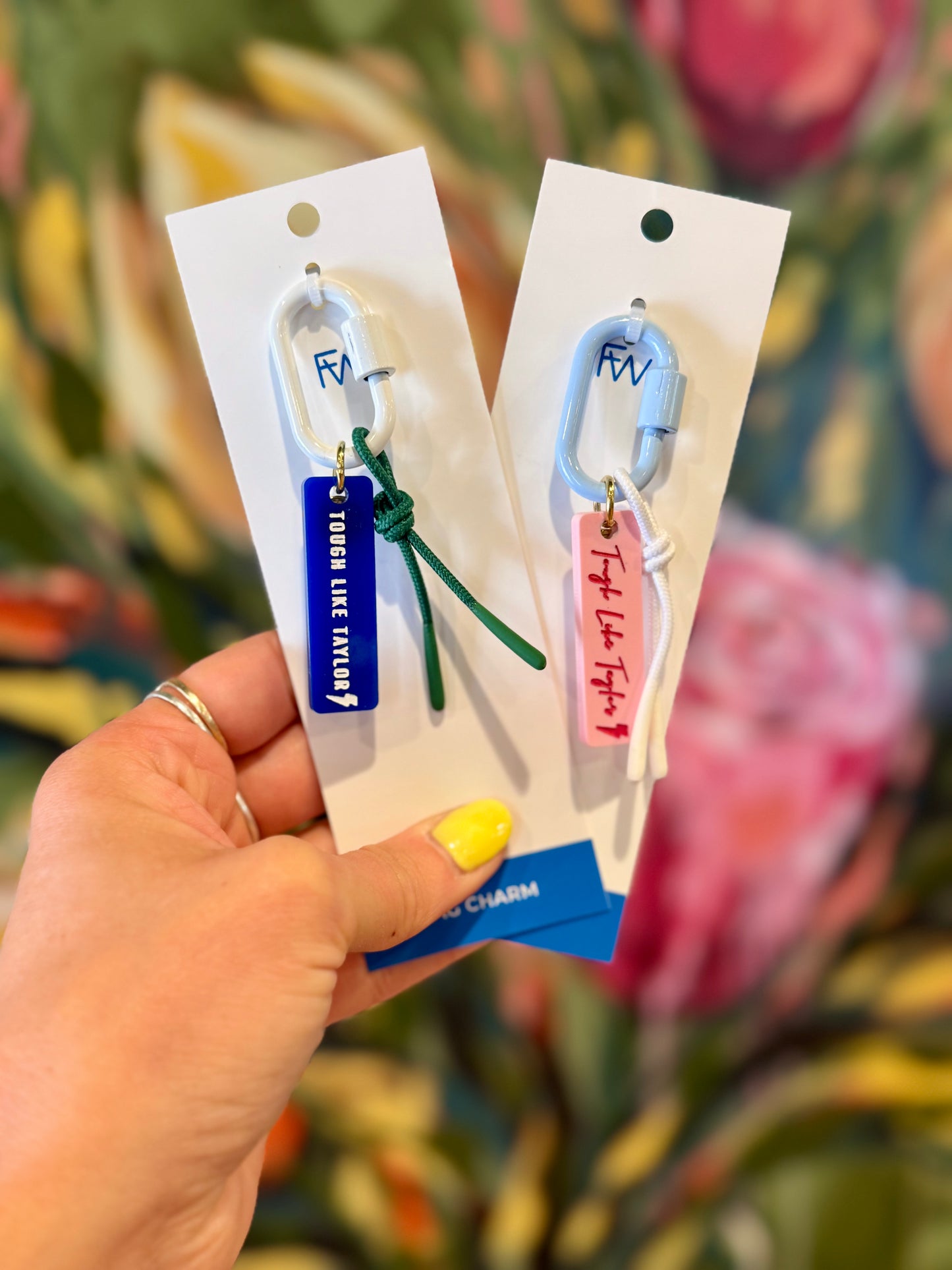 Tough Like Taylor Bag Charm